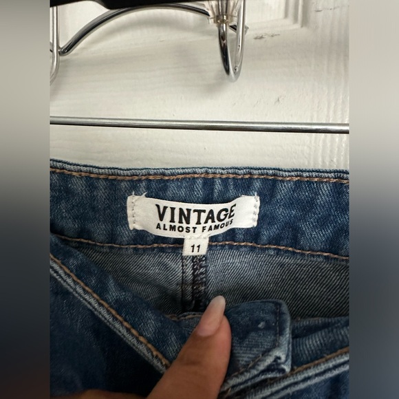 High rise ribbed jeans with coloured trendy patches (Brand new) - Picture 6 of 8